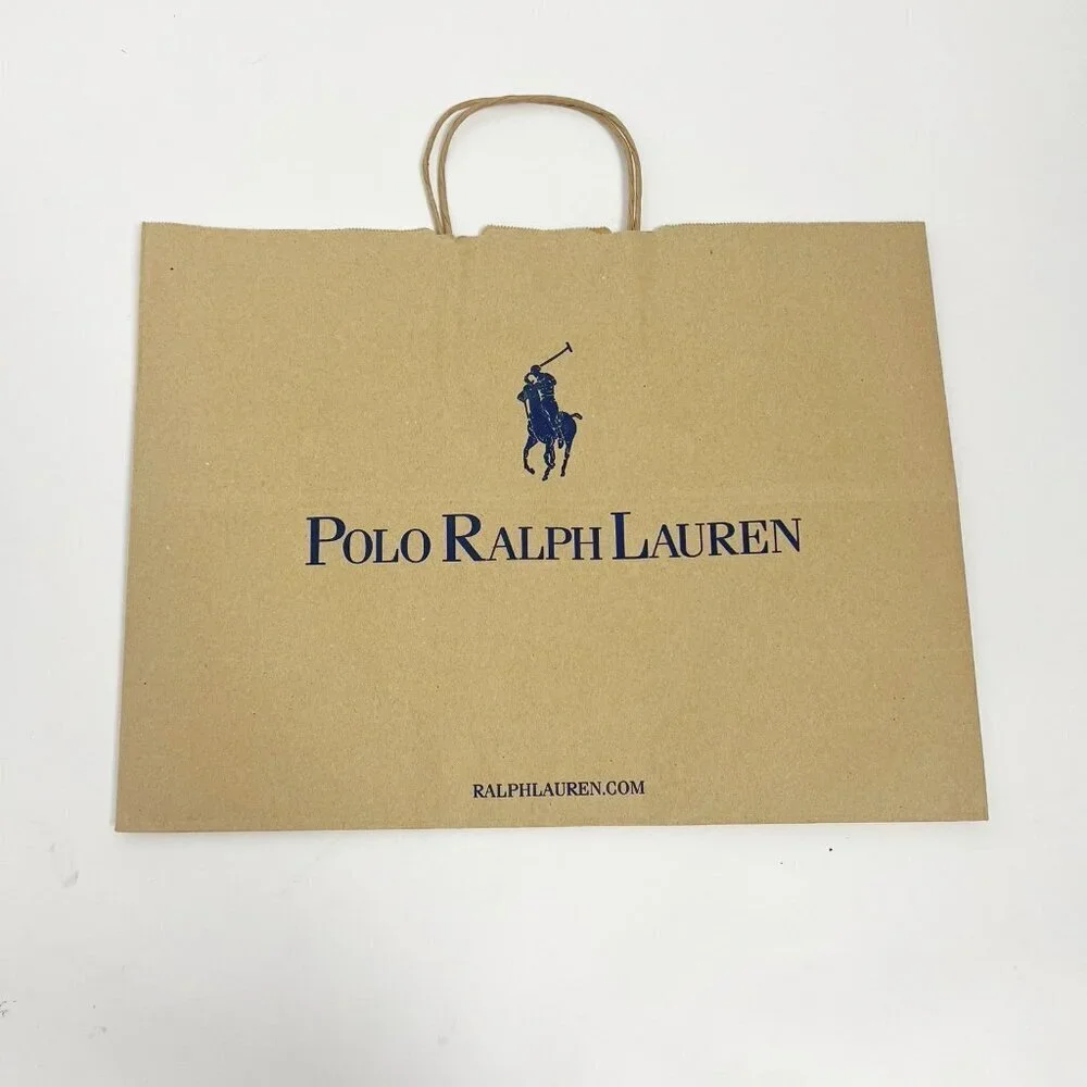 Polo Ralph Lauren Paper Shopping Gift Bag New